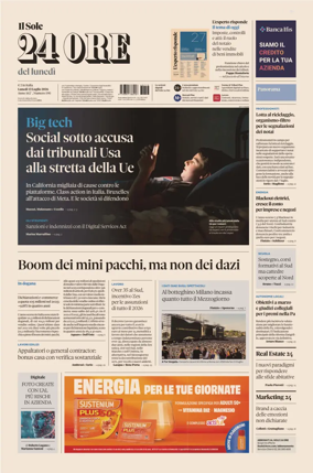 Cover of Il Sole 24 Ore