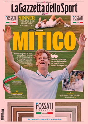 Cover of La Gazzetta dello Sport