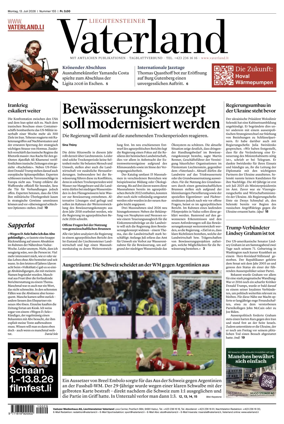 Cover of Liechtensteiner Vaterland