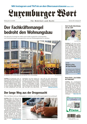 Cover of Luxemburger Wort