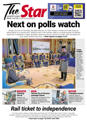 Cover of The Star Malaysia