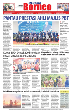 Cover of Utusan Borneo (Sabah)