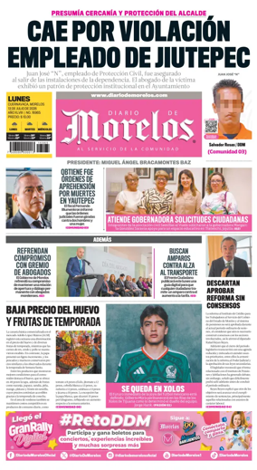 Cover of Diario de Morelos