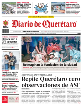 Cover of Diario de Queretaro