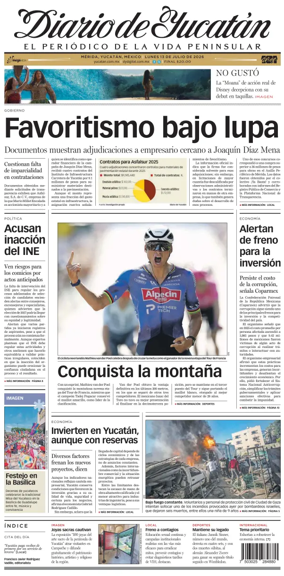 Cover of Diario de Yucatan