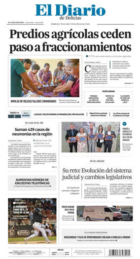 Cover of El Diario de Delicias