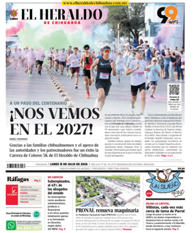 Cover of El Heraldo de Chihuahua