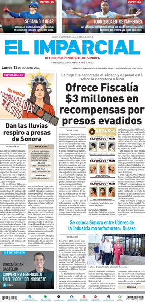 Cover of El Imparcial