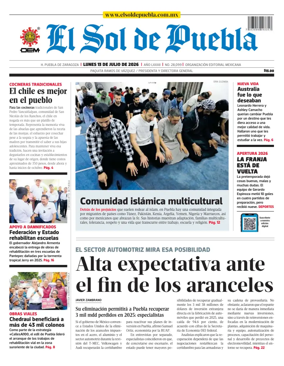 Cover of El Sol de Puebla