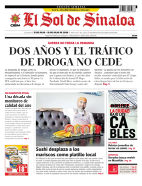 Cover of El Sol de Sinaloa
