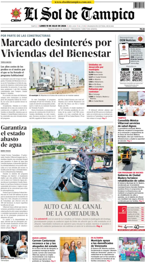 Cover of El Sol de Tampico