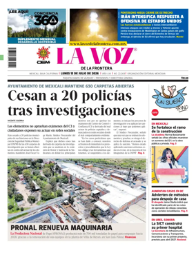 Cover of La Voz de la Frontera