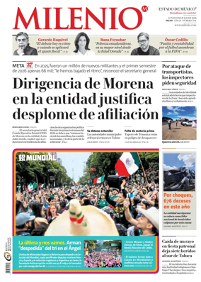 Cover of Milenio Edo de Mexico