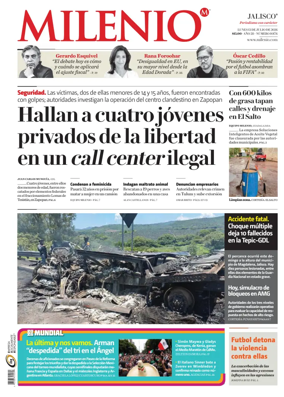 Cover of Milenio Jalisco