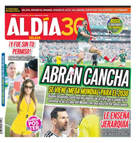 Cover of Periodico Al Dia (Celaya)