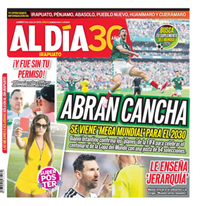 Cover of Periodico Al Dia (Irapuato)
