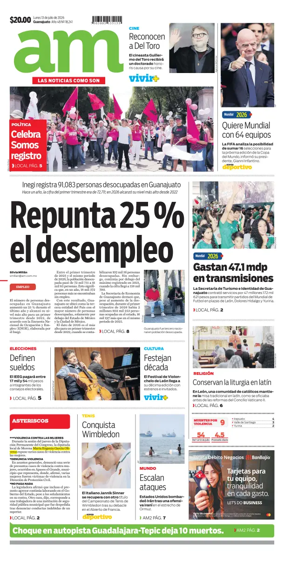 Cover of Periodico AM (Leon)