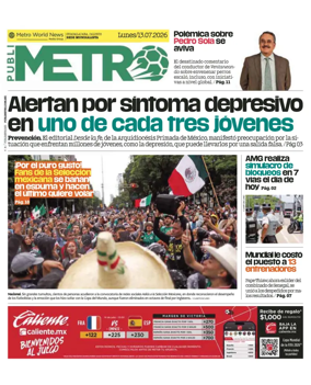 Cover of Publimetro Guadalajara