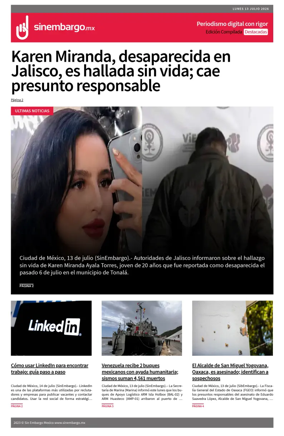 Cover of Sin Embargo destacadas