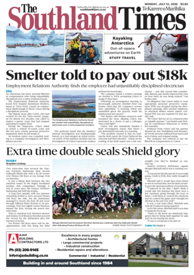 Cover of The Southland Times