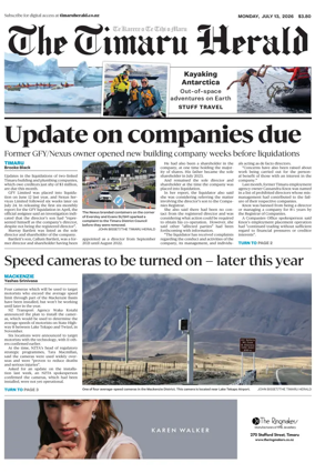 Cover of The Timaru Herald