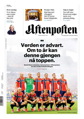 Cover of Aftenposten