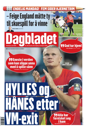 Cover of Dagbladet