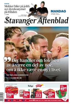 Cover of Stavanger Aftenblad