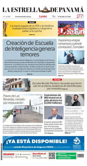 Cover of La Estrella de Panama