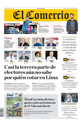 Cover of Diario El Comercio