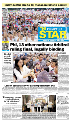 Cover of The Philippine Star