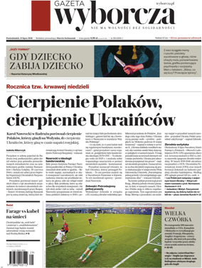 Cover of Gazeta Wyborcza Stoleczna