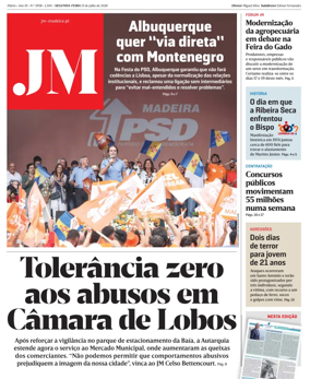 Cover of Jornal Madeira