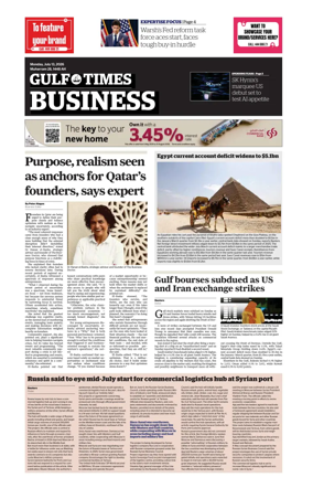 Cover of Gulf Times Business