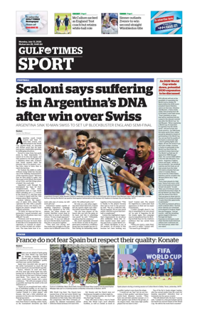 Cover of Gulf Times Sport