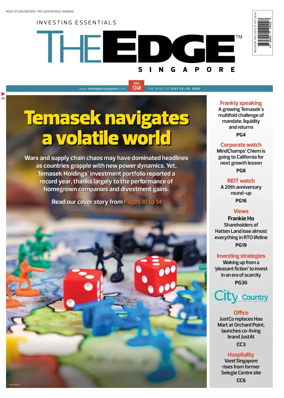 Cover of The Edge Singapore