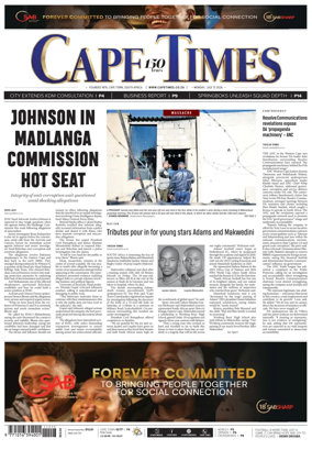 Cover of Cape Times