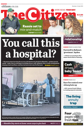 Cover of The Citizen (KZN)