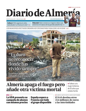 Cover of Diario de Almeria