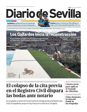 Cover of Diario de Sevilla