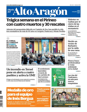 Cover of Diario del Alto Aragon