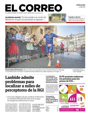 Cover of EL Correo (Alava)