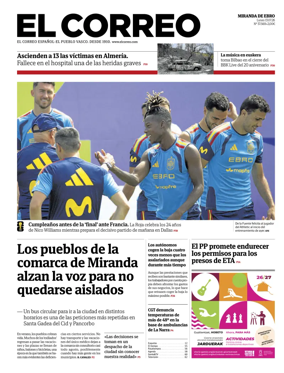 Cover of El Correo (Miranda de Ebro)