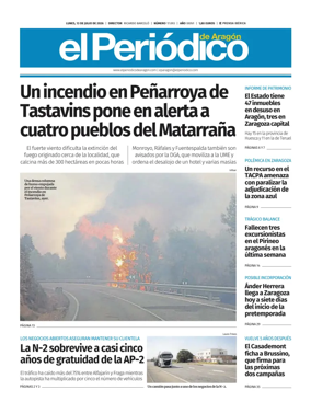 Cover of El Periodico Aragon