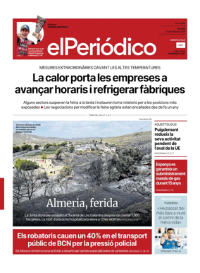 Cover of El Periodico - Catala