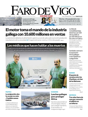 Cover of Faro de Vigo (Ourense)