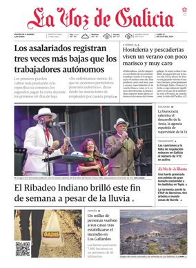 Cover of La Voz de Galicia (Viveiro)