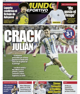 Cover of Mundo Deportivo (Barcelona)
