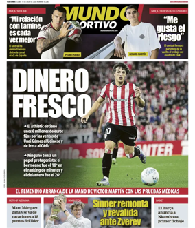 Cover of Mundo Deportivo (Bizkaia-Araba)