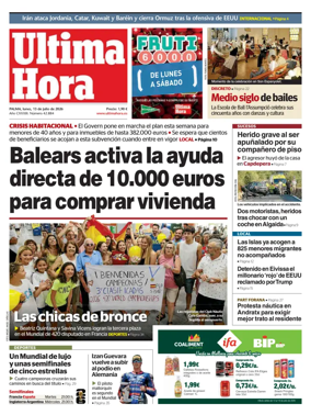 Cover of Ultima Hora
